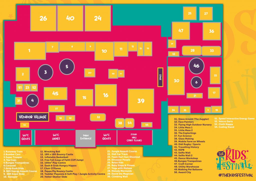 The Kids Festival Floor Plan 2022